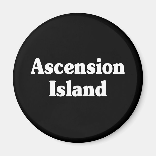Imán Estilo clásico de la isla de la Ascensión (Frente)