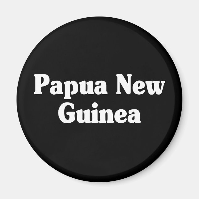 Imán Estilo clásico de Papúa Nueva Guinea (Frente)