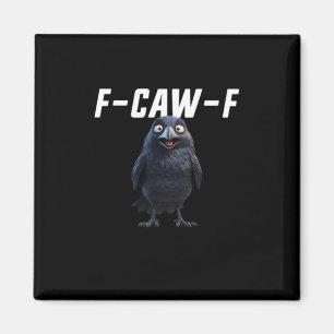 Imán Estilo creativo de equipo divertido del cuervo F C