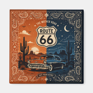 Imán Estilo de barra del desierto de la ruta 66