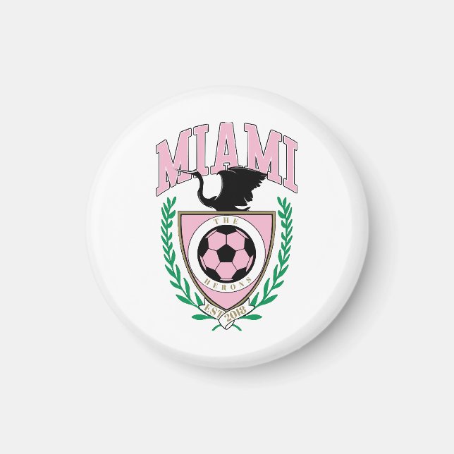Imán Estilo de diversidad de fútbol de Miami (Frente)