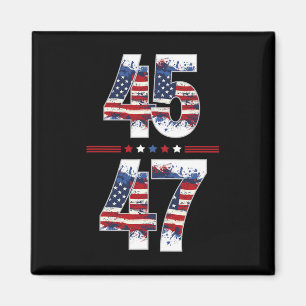 Imán Estilo de época Trump 2024 45-47