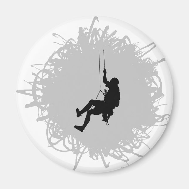 Imán Estilo de escalada de montaña (Frente)