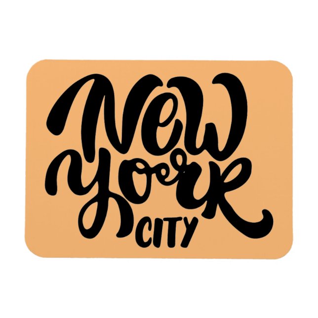 Imán Estilo de la ciudad de Nueva York (Horizontal)