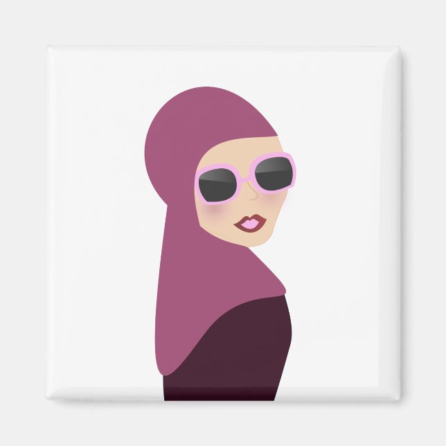 Imán estilo de la mujer musulmana de la bufanda musulma (Frente)