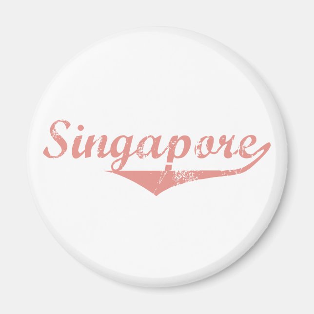 Imán Estilo de la revolución de Singapur (Frente)