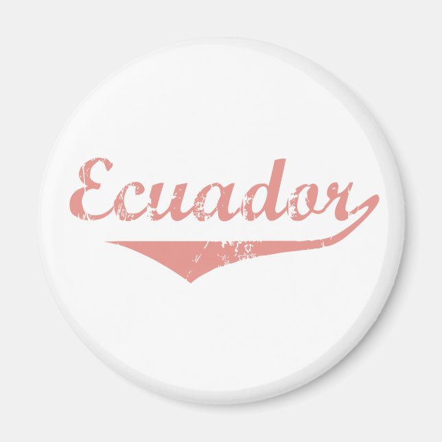 Imán Estilo de la revolución en Ecuador (Frente)