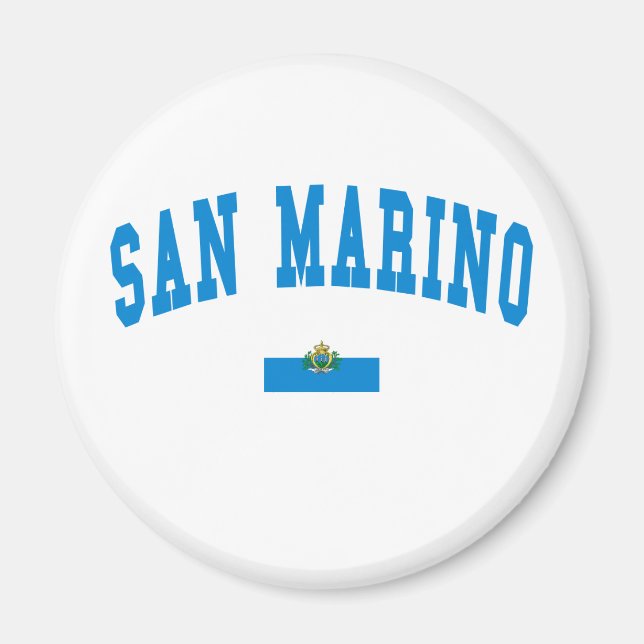 Imán Estilo de la universidad de San Marino (Frente)