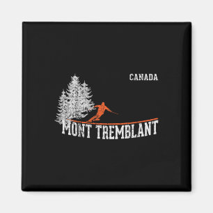 Imán Estilo de los 80 Mont Tremblant Can. Esquí Vintage