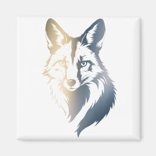 Imán Estilo de silueta de Ilustracion de la naturaleza 