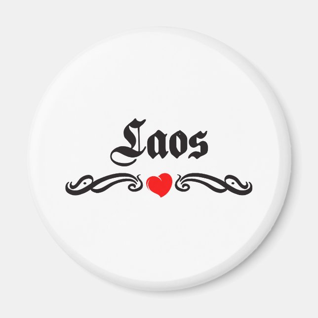 Imán Estilo de tatuaje de Kenia (Frente)