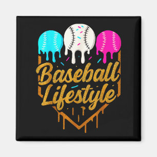 Imán Estilo de vida de béisbol, Helado de goteo de béis
