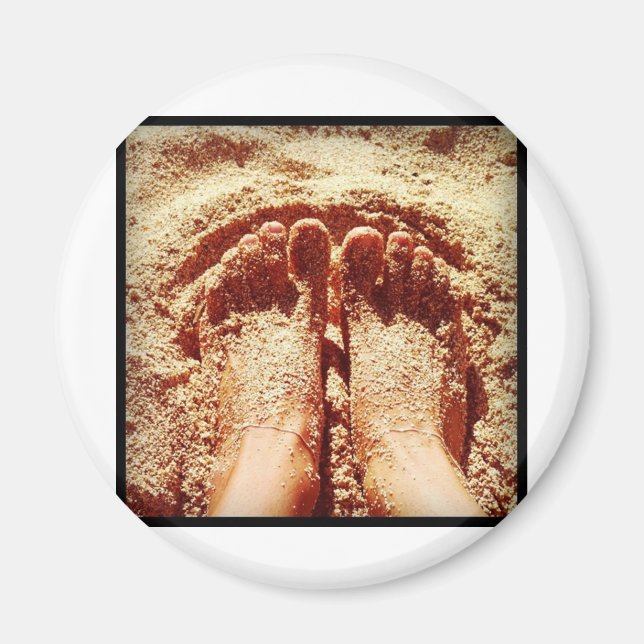 Imán Estilo de vida descalzo Foto de Daniela Power (Frente)