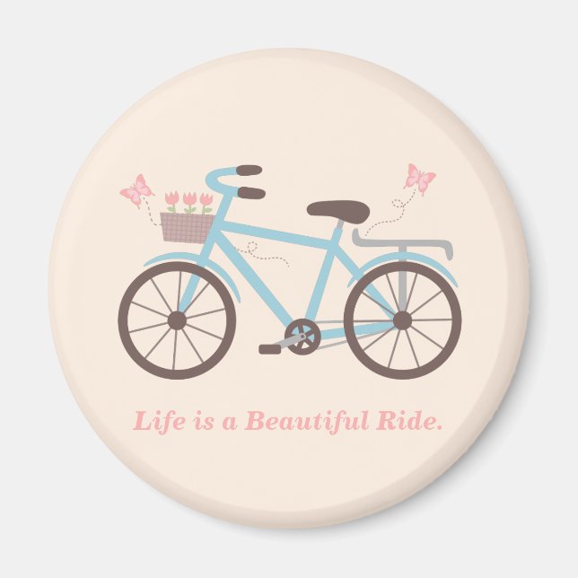 Imán Estilo de vida es una hermosa bicicleta de paseo C (Frente)