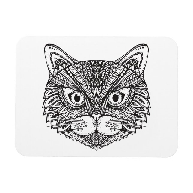 Imán Estilo del gato (Horizontal)