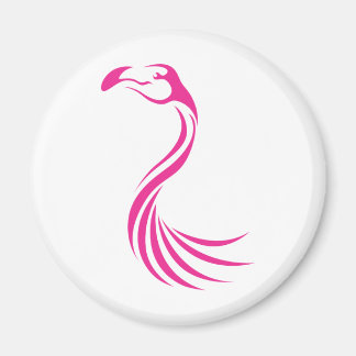 Imán Estilo del icono del logotipo de Guay Flamingo Gre