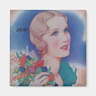 Imán Estilo del vintage 1931