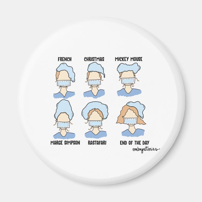 Imán Estilo embriológico (Frente)