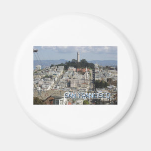 Imán Estilo postal de San Francisco