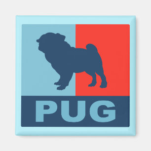 Imán Estilo Pug Magnet