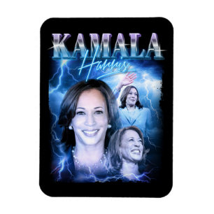 Imán Estilo Retro 90 de Kamala Harris