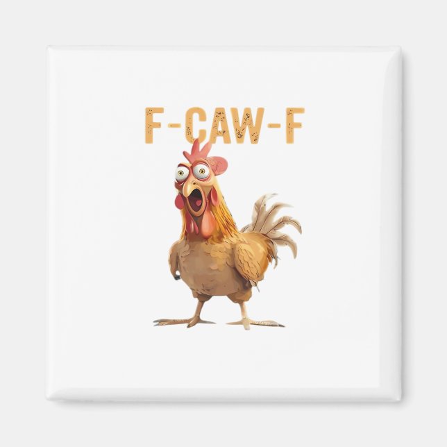 Imán Estilo Retro Clásico F-Caw-F (Frente)