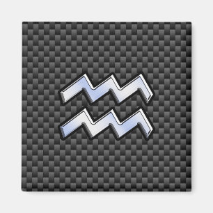 Imán Estilos cromados de fibra de carbono del Rótulo Z