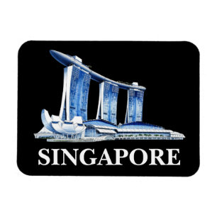 Imán Estiloso viaje por el Skyline de Singapur
