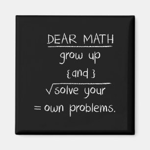 Imán Estimada cita divertida de matemáticas