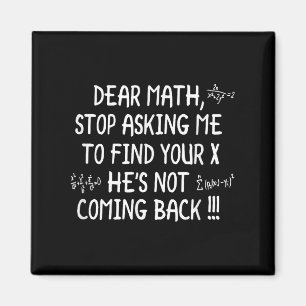 Imán Estimada cita matemática divertida