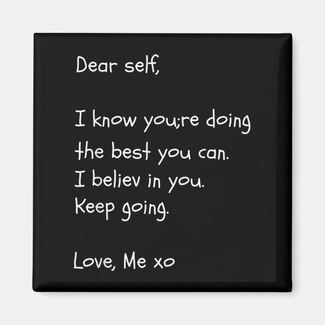 Imán Estimado auto-citado: Mental Health Awareness Shir (Frente)