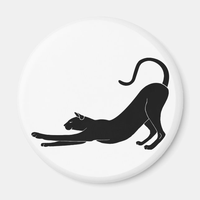 Imán Estiramiento de gatos (Frente)