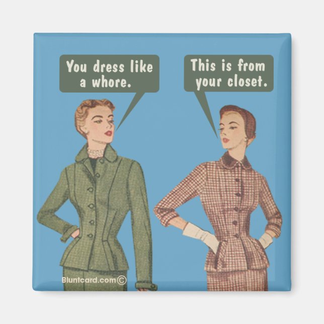 Imán Esto es de tu armario. (Frente)