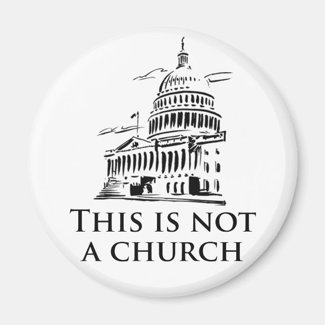 Imán esto no es una iglesia (Frente)