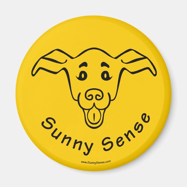 Imán Esto también pasará con imanes para perros (Frente)