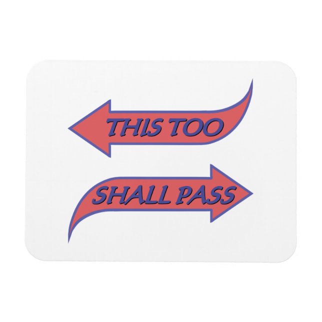 Imán Esto También Pasará El Lema De Recuperación Dicien (Horizontal)