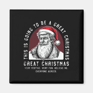 Imán Esto Va A Ser Un Gran Navidad Trump