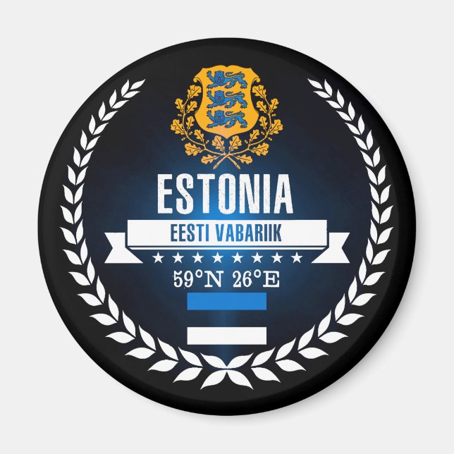 Imán Estonia (Frente)