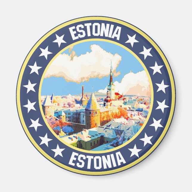 Imán Estonia (Frente)