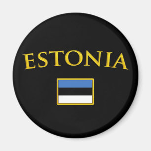 Imán Estonia de oro