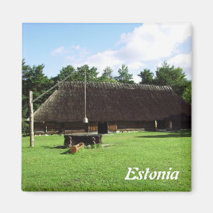 Imán estonio tradicional de la casa