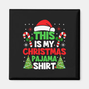 Imán Estos Son Mis Navidades Pajama Funny Xmas Pjs Homb