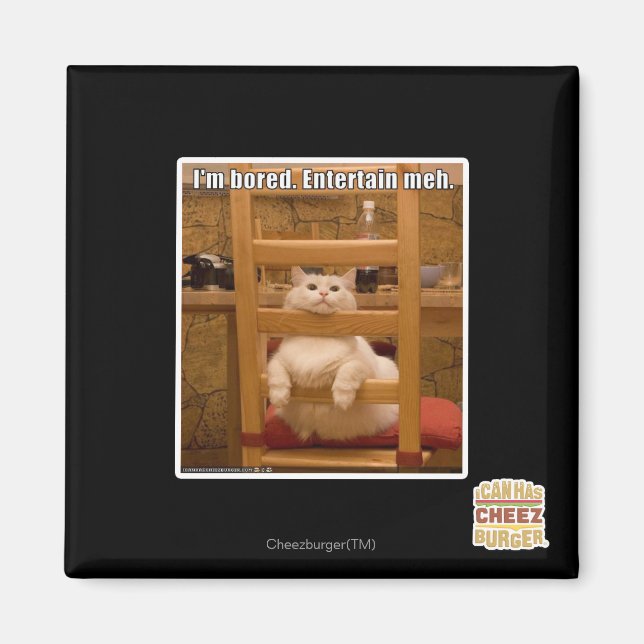 Imán Estoy aburrido. (Frente)