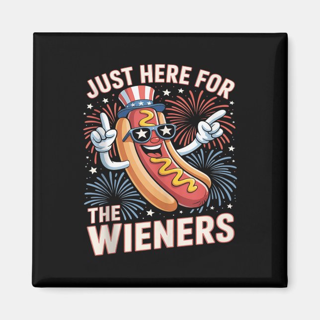 Imán Estoy Acá Para El Gracioso Cuarto De Julio De Wien (Frente)
