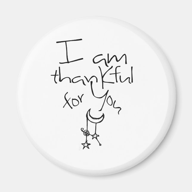 Imán Estoy agradecido por ti (Frente)