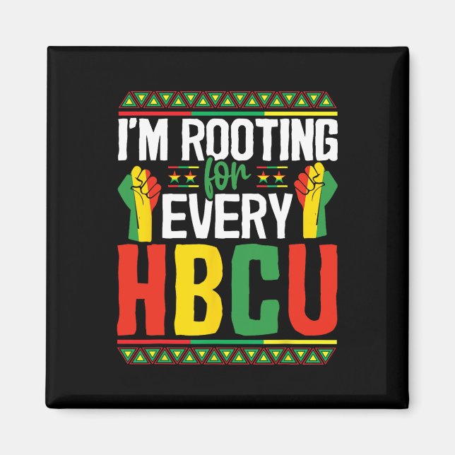 Imán Estoy alentando cada mes de historia negra hbcu St (Frente)
