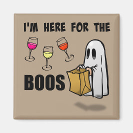 Imán Estoy aquí por el Fantasma divertida de Halloween