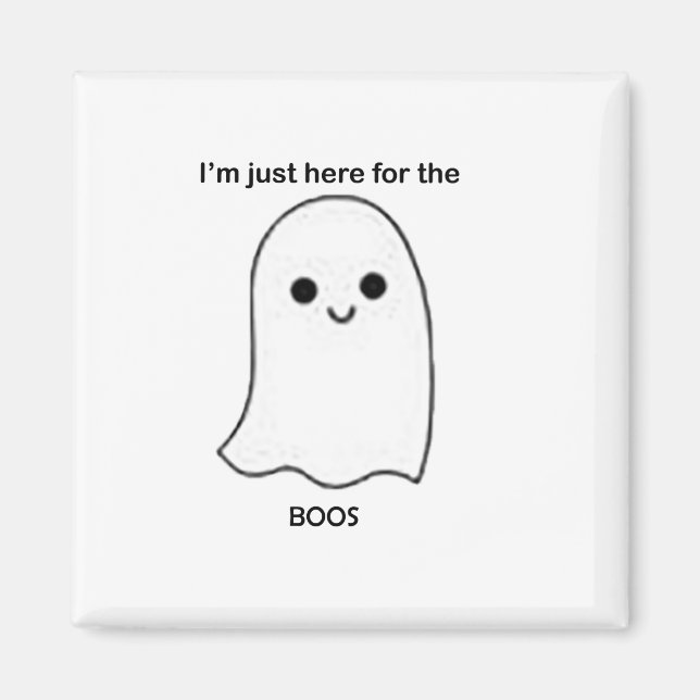 Imán Estoy aquí por los abucheos (Frente)