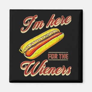 Imán Estoy aquí por los Wieners