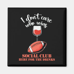 Imán Estoy Aquí Solo Por Las Bebidas Divertido Fútbol F